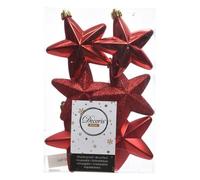 Bola Árbol Amicasa Estrellas Mix Red, Modelo 9027862 , para Embellecido Festivo
