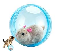 Bola automática para gatos hámster lindo eléctrico rotación 360 | Juguete Interactivo Inteligente para Gato Ejercicio y Persecución Interior Perro Salón Parque Jardín Al Aire Libre