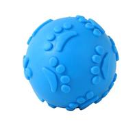 Bola chirriante para perros - Juguete para masticar látex de 6 cm, bola de juego duradera e indestructible, divertido al aire libre | Juguete de dentición para perros para razas pequeñas, medianas y