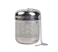 Bola coladora de hojas de té en acero inoxidable con malla de distancia de agujero a la mitad para un mínimo de sedimentos y máxima liberación de sabor en la preparación (A2-S)