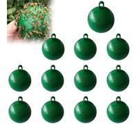 Bola Colgante Atrapamoscas - 10 Piezas, Trampa Pegajosa para Moscas y Frutas, 3.27 Pulgadas Cattador de Mosca Resistente al Agua Resistente al Sol con una Trampa para Colgar Adhesivo Práctico para