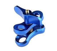 Bola de 1 pulgada para clip de mariposa, aleación de aluminio, luces de buceo, soporte de brazo, adaptador para accesorios de cámara, luces de buceo bajo el agua