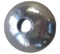 Bola de acero perforada, bola de acero inoxidable sólida, lisa y redonda,(30mm*through hole 5mm)