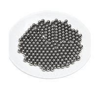Bola de acero perforada, bola de acero inoxidable sólida, lisa y redonda,(Carbon steel 10mm one kilogram)