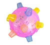 Bola De Activación De Salto, Juguete De Bola Rebotando Luminoso Para Mascotas, Bola De Baile De Saltar Luminosa Con Luces LED De Música Para Perros, Mascotas