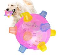 Bola de activación de Salto - LED Interactivo Juguete del para Mascotas, Bola de enriquecimiento Creativo, Juego de Gato Perro al Aire Libre Interior | Cachorro Perro Gato Entretenimiento