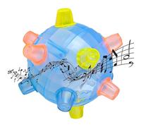 Bola de activación de salto LED | Juguete interactivo para mascotas iluminador con música de ejercicio para mascotas | Colorful Bouncing Puzzle Ball Dogs Chits Cats Bounching