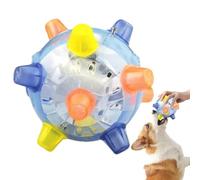 Bola de activación para saltar perros - Juguete interactivo de 4,72 pulgadas, pelota para mascotas que rebota automáticamente, material PP resistente, diseño de batería | Divertido G