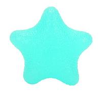 Bola de agarre manual Bola de apretón elástica Forma de estrella Masaje de dedo Entrenamiento de muñeca Alivio de estrés Bola de apretón Bola de masaje de silicona para ejercicios(verde)