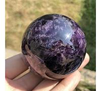 Bola De Amatista De Sueño Natural, Bola De Masaje De Globo Pulido, Piedra Para Decoración Del Hogar, Regalos, Recuerdo, 1 Ud.,50-60 Mm
