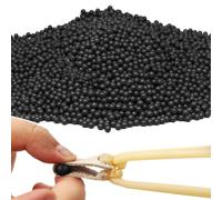 Bola de Arcilla Dura, 900 g, 9 mm, para Ejercicios de Centrifugado, Color Negro