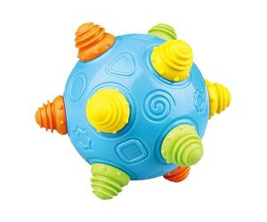 Bola de baile musical: tela pelusa, bola de sonido, bola interactiva | Medida del bebé con luces y sonidos para estimular el movimiento, la pelota educativa para los bebés que aprenden a gatear en cas