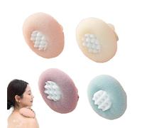 Bola de baño con, bola de baño de ducha - Exfoliante corporal de bola de baño de succión de 4 colores - Esponja de baño exfoliante, cepillo corporal, esponja de ducha de baño para mujeres y