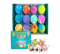 Bola de baño con juguetes | limpiador corporal en 12 piezas con juguete | bola de baño con fragancia - para Cumpleaños Familia Pequeños Niñas Chico Vacaciones y Hora de Acostarse