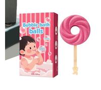 Bola de baño de espuma: linda forma de, esferas de sal aromáticas, espuma hidratante, elementos esenciales relajantes para el spa | Juego de 6 bolas de baño para mujeres, esposas, hombres, ab