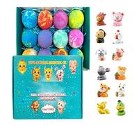 Bola de baño infantil,12 jabones artesanales con un juguete en el interior - Bola de ducha con fragancia,para Cumpleaños Familia Pequeños Niñas Chico Vacaciones y Hora de Acostarse