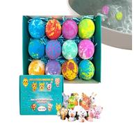 Bola de Baño Infantil | 12 Unidades Limpiador y Calmante con un Juguete | Bolas de baño efervescentes con fragancia - para Cumpleaños Familia Pequeños Niñas Chico Vacaciones y Hora de Acostarse