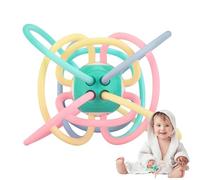Bola de bebé sensorial, bolas de dentición para bebés | Juguete de masticación sensorial para el de los dientes | Actividad de entrada de desarrollo seguro para el cumpleaños