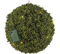 Bola de boj compartimento para 3 pilas AA, temporizador de 6 h, resistente a los rayos UV