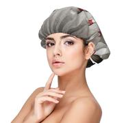Bola de bolos deportiva vintage,Gorro de dormir de satén para adultos - Gorro de dormir elástico para mujer, cubrecabello nocturno