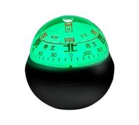 Bola de brújula para salpicadero | Bola de brújula ajustable con doble esfera | Diseño luminoso ajustable, para orientación de dirección de navegación y senderismo