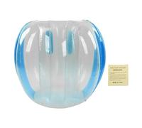 Bola de Choque Inflable, Bola de Rebote de Burbuja para colisiones humanas, Bola de Burbuja Corporal de PVC para Actividades al Aire Libre con Parches de reparación, Bola Corporal (Azul Transparente)