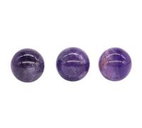 Bola De Cristal 16 18 20 25 30 40 mm Esfera de amatista Espécimen mineral Decoración del hogar