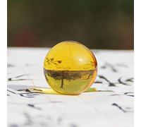 Bola de cristal de 30mm Lente Esfera Fotografía Decoración Bola de globo Decoración de boda para el hogar Adornos-30mm_yellow