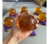 Bola de Cristal de Anime Dragon Ball Z de Bandai, Esferas del Dragón de Resina 1-7, Accesorios de Cosplay, Decoración de Escritorio, Juguetes y Regalos para Niños 1 orange