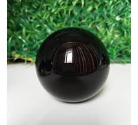 Bola De Cristal De Piedra De Obsidiana Natural Decoración Del Hogar Esfera Adivino Cristales Circulares Accesorios De Fotografía De Boda,pelota,bola De 60 Mm De Diámetro