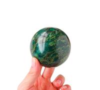 Bola de Cristal Esfera Natural, Esfera de cristal de cuarzo esmeralda natural de 45-70 mm (1 unidad)(50~55mm)