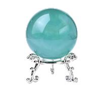 Bola de Cristal Esfera Natural, Esfera de cristal de fluorita verde Feng Shui for decoración de escritorio del hogar, 50-160 mm(70mm)