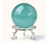 Bola de Cristal Esfera Natural, Esfera de cristal de fluorita verde Feng Shui for decoración de escritorio del hogar, 50-160 mm(130mm)