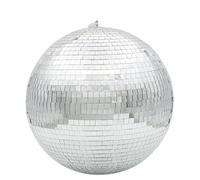 Bola de cristal giratoria luces de escenario reflejo Ktv Bar Dj luz decoración de boda Disco luz Hotel bola de cristal colorida(Silver,Diameter 10cm 3.93in)