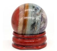 Bola De Cristal Globo de exhibición for el hogar, colección minerales, esfera cristal piedra 30mm