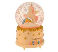 Bola de Cristal Luminosa Unicornio, Caja Musical decorativa | Vidrio y Resina Transparente, Luz Ambiental, para Mesa o Alféizar, Obsequio de Cumpleaños