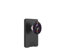 Bola de Cristal mística, Luna Celestial, Violeta, Floral, Fortune Tel PopSockets PopWallet para MagSafe