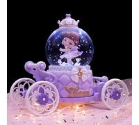 Bola De Cristal Musical con Agua Y Purpurina Que Flota Al Son La Musica Una Experiencia Sensorial Unica(AN)