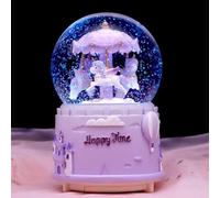 Bola De Cristal Musical con Agua Y Purpurina Que Flota Al Son La Musica Una Experiencia Sensorial Unica(Ap)