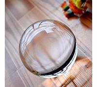 Bola de cristal para fotografía de 60/70/80 MM, adivinación, bola de cristal mágica de cuarzo, decoración para el hogar, 70 MM_sin base_CHINA