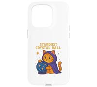 Bola de Cristal Stardust Mystic Cat Carcasa para iPhone 15 Pro