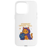 Bola de Cristal Stardust Mystic Cat Carcasa para iPhone 15 Pro MAX