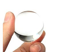 Bola de cristal transparente blanca de 40 mm, bola de cristal transparente en miniatura para adornos, regalos, decoración del hogar-White_4 CM