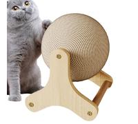 Bola de cuerda de sisal - Juguete interactivo rascador para gatos | Tabla rascadora versátil para gatos | Bola rascadora de sisal adecuada para promover hábitos saludables de rascado, ejercicio