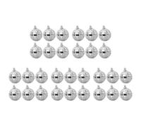 Bola De Discoteca Bola de espejo for discoteca, luz escenario 4cm, giratoria reflectante, bola cristal plateada brillante, decoración for Ktv for fiesta boda, 6-30 Uds(4cm 30PCS)