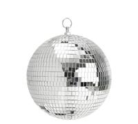 Bola De Discoteca Bola de espejos giratoria cristal 25 cm o 30 diámetro, efecto discoteca, luz reflectante colgante for fiestas y escenarios(Diameter 25CM)