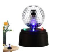 Bola de discoteca con espejo para , bolas de discoteca, luces rotativas para etapas de , pequeñas luces para en casa, bares, clubes, bodas, cumpleaños, decoraciones de vacaciones