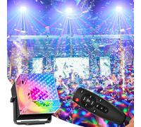 Bola de discoteca, controlada por música, luz de fiesta RGB para escenarios, luz estroboscópica, con mando a distancia, luces de discoteca, luces de fiesta para KTV, Navidad, fiestas en casa, karaoke
