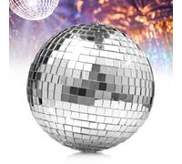 Bola de Discoteca de 20 cm Bola de Espejos Bola de Discoteca Espejos Esfera de Espejos, Espejo Decorativa para Colgar, Bola de Discoteca para Fiestas, Decoración de Fiestas, Decoración Navideña
