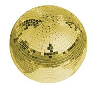 Bola de discoteca GOLDIE con espejos, Ø 30cm, dorada - Esfera para colgar/Decoración fiestas - showking